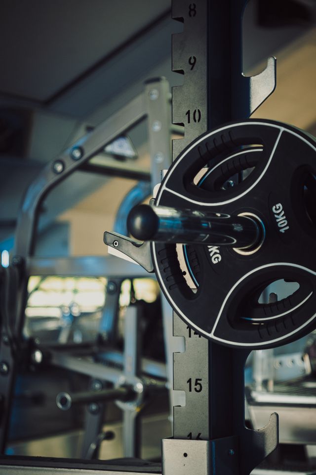 Personal trainer coaching a client